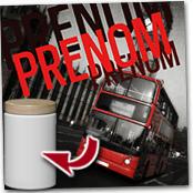 cadeau personnalis� Tableau London Personnalis� avec Pr�nom