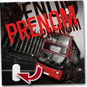 cadeau personnalis� Tableau London Personnalis� avec Pr�nom