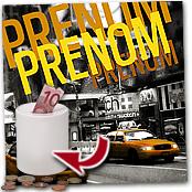 cadeau personnalis� Tableau New York personnalis� avec pr�nom