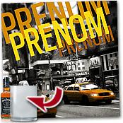 cadeau personnalis� Tableau New York personnalis� avec pr�nom