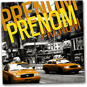 cadeau personnalis� Tableau New York personnalis� avec pr�nom