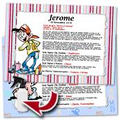 cadeau personnalis� Tableau Pr�nom Enfant Personnalis�