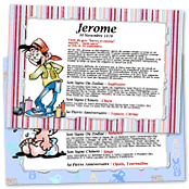 cadeau personnalis� Tableau Pr�nom Enfant Personnalis�