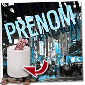 cadeau personnalis� Tableau Tokyo Personnalis� avec Pr�nom