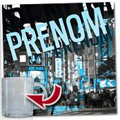 cadeau personnalis� Tableau Tokyo Personnalis� avec Pr�nom