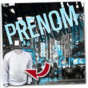 cadeau personnalis� Tableau Tokyo Personnalis� avec Pr�nom