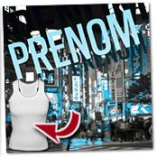 cadeau personnalis� Tableau Tokyo Personnalis� avec Pr�nom