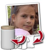 cadeau personnalis� Objets Personnalis�s avec Votre Photo Carr�e