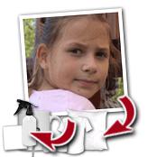 cadeau personnalis� Objets Personnalis�s avec Votre Photo Carr�e