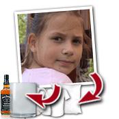 cadeau personnalis� Objets Personnalis�s avec Votre Photo Carr�e