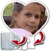 cadeau personnalis� Objets Personnalis�s avec Votre Photo en forme de Coeur