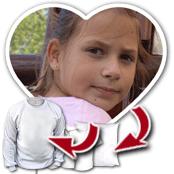 cadeau personnalis� Objets Personnalis�s avec Votre Photo en forme de Coeur