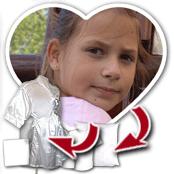 cadeau personnalis� Objets Personnalis�s avec Votre Photo en forme de Coeur