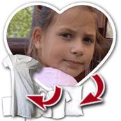 cadeau personnalis� Objets Personnalis�s avec Votre Photo en forme de Coeur