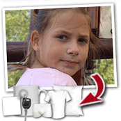 cadeau personnalis� Objets Personnalis�s avec Votre Photo Horizontale