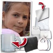 cadeau personnalis� Objets Personnalis�s avec Votre Photo Verticale