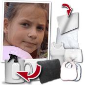 cadeau personnalis� Objets Personnalis�s avec Votre Photo Verticale