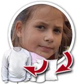 cadeau personnalis� Objets Personnalis�s avec Votre Photo Ronde