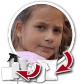 cadeau personnalis� Objets Personnalis�s avec Votre Photo Ronde