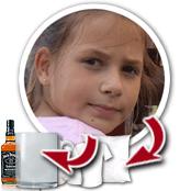 cadeau personnalis� Objets Personnalis�s avec Votre Photo Ronde